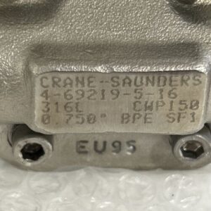 Crane Saunders 4-69219-5-16 316L CWP150 .750”BPE SF1 Fast Shipping+Warranty - Image 3