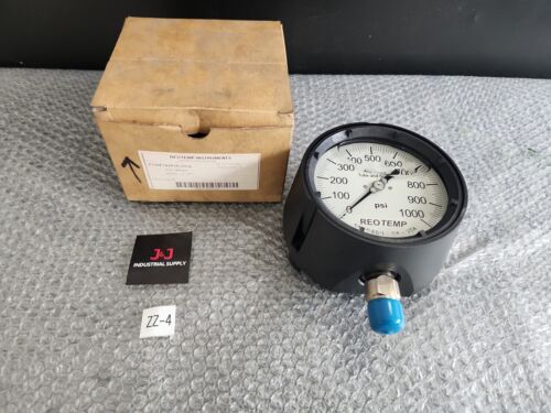 🆕️ Reotemp PT45P1A2P25-VH-G 1000 PSI Gauge 1/2" NPT ⚡️🇺🇸 SHIP+WARRANTY Main Image