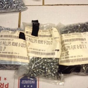 Phillips Pan Flat Square Head 17 Sizes Screw Screws Sizes Listed Lot Of 3000 - Image 2