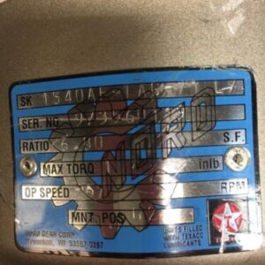 SK1Sl540AF-1AG-71L/4 NORD GEAR MOTOR 230/460 VAC. *WARRANTY* FAST SHIPPING! - Image 3