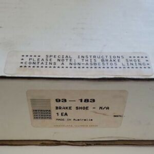 *NEW IN BOX* Intrupa 93-183 Brake Shoe + Warranty & Fast Shipping! - Image 9