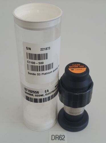 PREOWNED Hach Lange C1100-S00 Ozone Sensor Sonde O3 Platinum Guard SS + Warranty Main Image