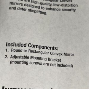 MSC Industrial 18"  Indoor Convex Mirror for Safety & Security Fast Shipping! - Image 6