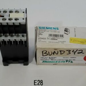 *NEW IN BOX* SIEMENS 3TH2271-0BB4 Control Relay 71E 4A 230V 7NO+1NC + WARRANTY! - Image 1