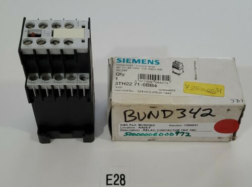 *NEW IN BOX* SIEMENS 3TH2271-0BB4 Control Relay 71E 4A 230V 7NO+1NC + WARRANTY! Main Image