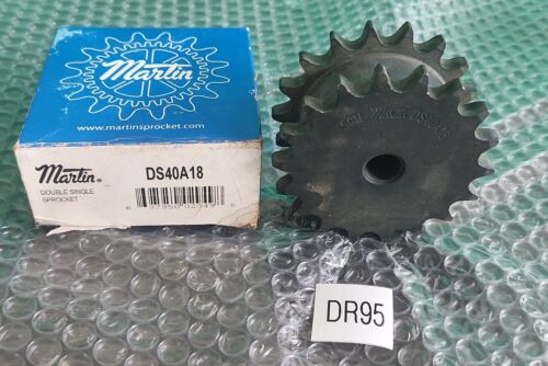 ποΈ MARTIN SPROCKET DS40A18 1/2" BORE DOUBLE SINGLE SPROCKET ||WARRANTY+ πΊπΈ Main Image