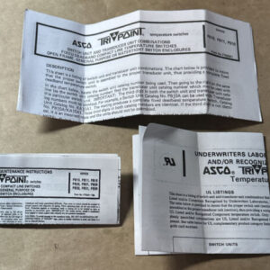 BRAND NEW- ASCO TRI POINT PB11BK 125/250V 5A RES Encl Types 3, 3S & 4 | FASTSHIP - Image 10