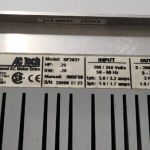 *PREOWNED* Lenze SF203Y AC Tech VFD AC Motor Drive .25Hp .20Kw 240V + Warranty! - Image 7