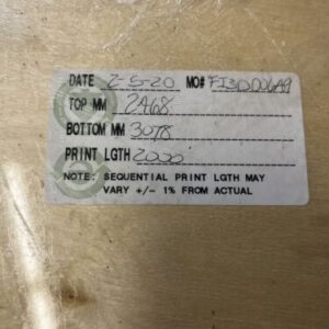 New Belden Optical Fiber 2000 Feet 6G Dist IARM PLN AQU part FI3D006A9 - Image 3