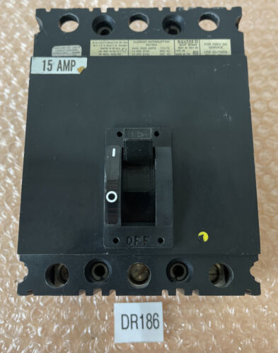 PREOWNED- Square D FAL36015 Circuit Breaker 15A 600VAC || Fast Shipped 🇺🇸 Main Image
