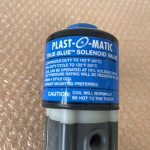 NEW W/BOX- Plast-O-Matic TrueBlue EASYMT4V12W20-PV 1/2β NPT PTFE 120/60AC πΊπΈ - Image 3