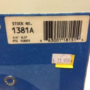 New! Lot Of 3 MagneTek 1381A, 3/4" Slot Mounting Rubber Warranty! - Image 3