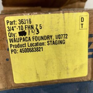 Fastenal 3/4"-10 Zinc Finish Grade 5 Finished Hex Nut Item # 36316 - Lot of 143 - Image 7