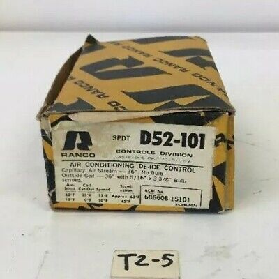 New! Ranco Air Conditioning De-ice Control D52-101 *Fast Shipping* Warranty! Main Image