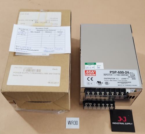 *NEW* Mean Well PSP-600-24 AC/DC Power Supply 600W 25A Domino + Warranty! Main Image
