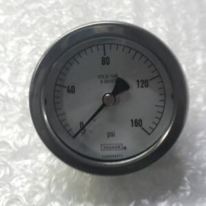 NEW IN BOX *NOSHOK 25-410-160-PSI ID NO:PI-5708 NPT 1/4” 2.5” STAINLESS STEEL* - Image 7