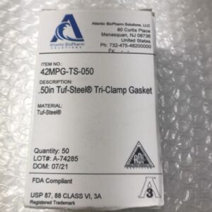 *NEW IN BOX (50) RUBBERFAB? 42MPG-TS-075 TRI-Clamp GASKET* - Image 2