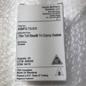 *NEW IN BOX (50) RUBBERFAB? 42MPG-TS-075 TRI-Clamp GASKET* - Image 7