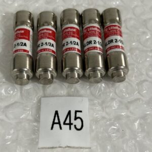 LITTLEFUSE KLDR 2-1/2A CLASS CC FUSE 600V NIB (QTY.5) FAST SHIPPING!+WARRANTY - Image 1