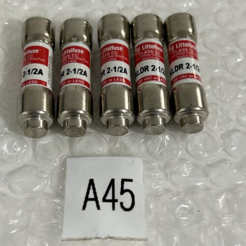 LITTLEFUSE KLDR 2-1/2A CLASS CC FUSE 600V NIB (QTY.5) FAST SHIPPING!+WARRANTY Main Image