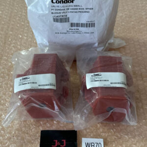 CONDOR BUNDLE- Condor 437R15 Ball Valve Lockout + (2) Condor Plug Lockout 3” - Image 1