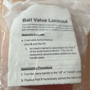 CONDOR BUNDLE- Condor 437R15 Ball Valve Lockout + (2) Condor Plug Lockout 3” - Image 6