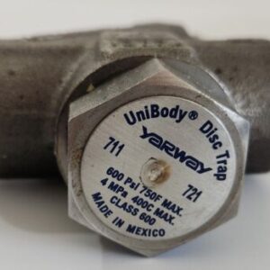 *NEW SURPLUS* Yarway 110823-17 3/4" UniBody Disc Trap 711/721 600Psi + Warranty! - Image 6