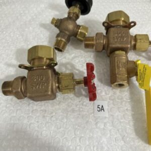 Lot of 3 Assorted Bronze Gate Valves (2)300 SWP WOG. Fast Shipping!+Warranty - Image 1