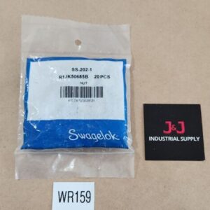 *BRAND NEW* BAG OF 20 Swagelok SS-202-1 Nut 1/8" Stainless Steel + Warranty! - Image 1