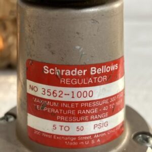 SCHRADER REGULATOR 3662-1000 FILTER 3562-1000 5 To 50 PSIG FAST SHIPPING!! - Image 2