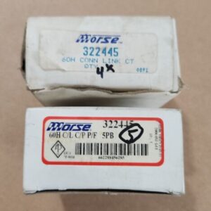 *NEW SURPLUS* [9] Morse 60H C/L C/P P/F Roller Chain Connecting Links + Warranty - Image 7