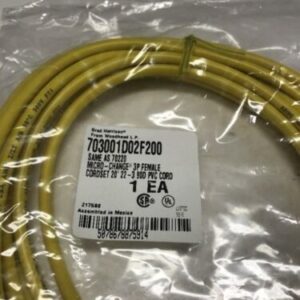 New! Brad Harrison 703001D02F200 Cordset 3P Female *Fast Shipping* Warranty! - Image 2
