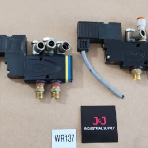 *PREOWNED* [2] Mac Nordson 1053894 Solenoid Valves 24Vdc 5.4W 0.23A + Warranty! - Image 1