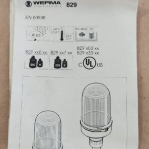 *NEW* Werma Signaltechnik 82953067 Blue LED Beacon Light 115Vac + Warranty! - Image 7