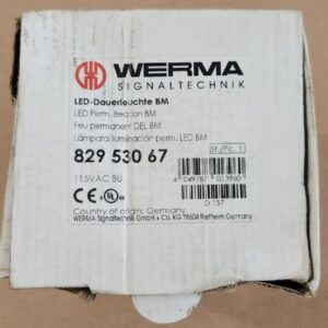 *NEW* Werma Signaltechnik 82953067 Blue LED Beacon Light 115Vac + Warranty! - Image 8