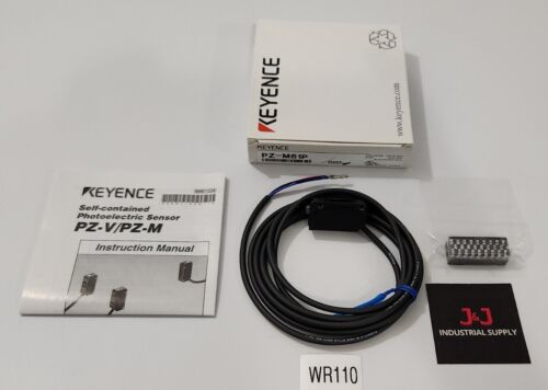 *NEW* Keyence PZ-M61P Self-Contained Photoelectric Sensor 12-24Vdc + Warranty! Main Image