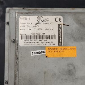 *PREOWNED* Grossenbacher EVISTO10 Operator Interface Touchscreen 48V + Warranty! - Image 8