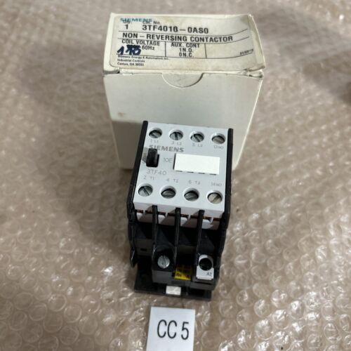 SIEMENS 3TF4010-0A CONTACTOR NIB + WARRANTY Main Image