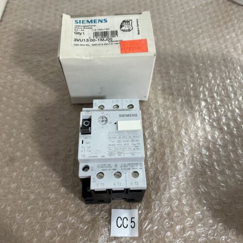 3VU13 00-1MJ00 Siemens circuit breaker 2.4 - 4 amp NIB + Warranty Main Image