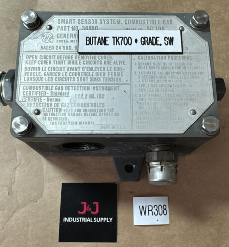 General Monitors 30000 SC100 24 VDC Combustible Gas Smart Sensor System WARRANTY Main Image