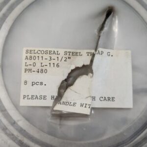 *NEW* [8] Selco-Seal A8011-3-1/2" Steel Trap Gasket L-0 L-116 PM-480 + Warranty! - Image 2