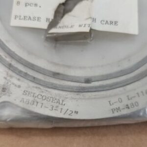 *NEW* [8] Selco-Seal A8011-3-1/2" Steel Trap Gasket L-0 L-116 PM-480 + Warranty! - Image 3