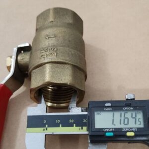 *NEW* [5] C&C Industries 1" Brass Full Port Ball Valve FNPTxFNPT 600WOG Warranty - Image 6