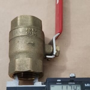 *NEW* [5] C&C Industries 1" Brass Full Port Ball Valve FNPTxFNPT 600WOG Warranty - Image 7