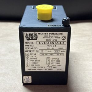 NEW- Martek Power LV15AEX1.5-1-2 Power Supply IN- 105-125VAC, OUT- 1.5A 15.7VDC - Image 3