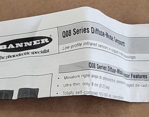 *BRAND NEW* Banner NO5-Q08-AP7V1131 Photoelectric Sensor 27396 + Warranty! - Image 7