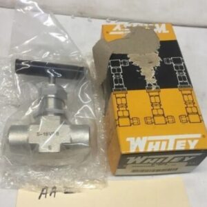 New Whitey S-18VF8 Integral Bonnet Needle Valve Warranty Fast Shipping! - Image 1