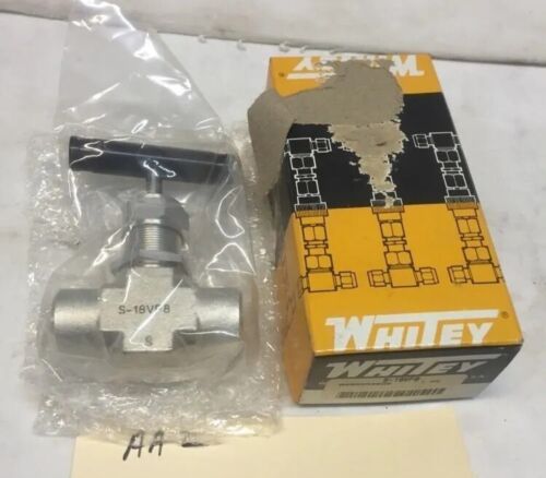 New Whitey S-18VF8 Integral Bonnet Needle Valve Warranty Fast Shipping! Main Image