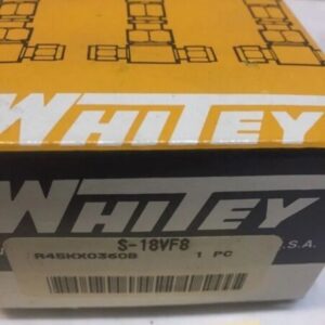 New Whitey S-18VF8 Integral Bonnet Needle Valve Warranty Fast Shipping! - Image 3