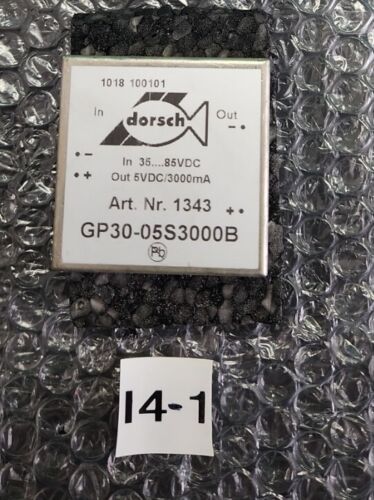 🆕️ Dorsch DC-DC Converter GP30-05S3000B B0501752 ⚡️🇺🇸 SHIP+WARRANTY Main Image
